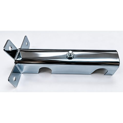 Soporte a muro (doble corto) cromado 12 mm