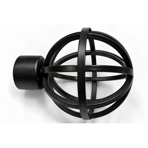 Tope esfera negro 25 mm