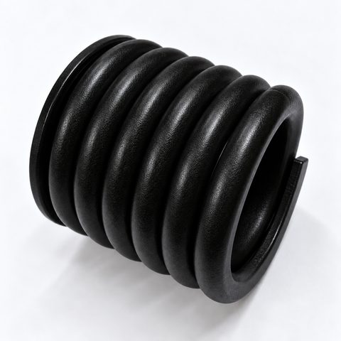 Tope rizado negro 25 mm