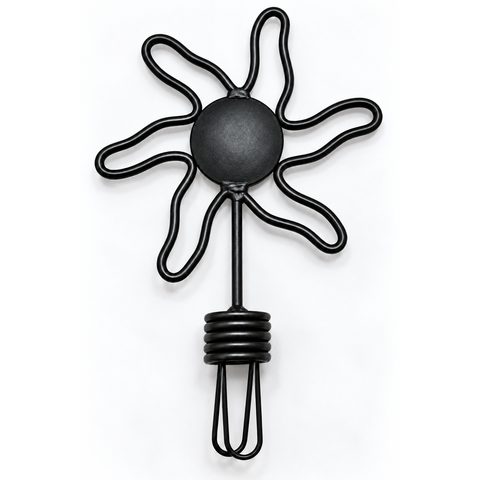 Tope soley negro 25 mm
